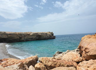 Fototapeta na wymiar Greece Crete island Spilies Beach