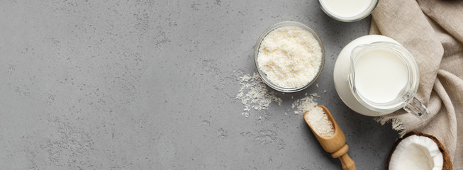 Coconut recipes concept