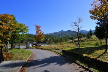 山の村牧場の紅葉