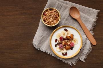 Breakfast recipe concept