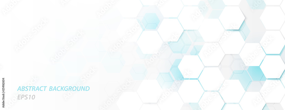 Poster abstract geometric future technology science concept background