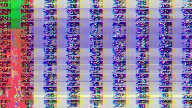 numbers code information clock counting