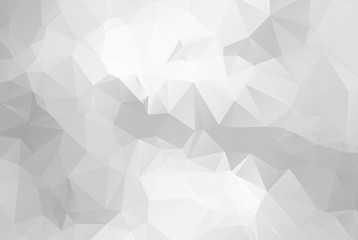 Gray Polygonal Mosaic Paper Background, Vector illustration