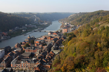 View of city Dinant, Belgium (21 october, 2018)