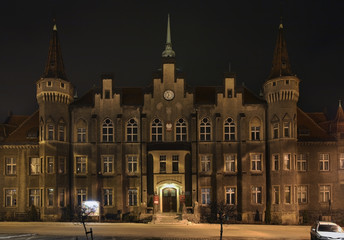 Fototapeta na wymiar Townhouse in Walbrzych. Poland