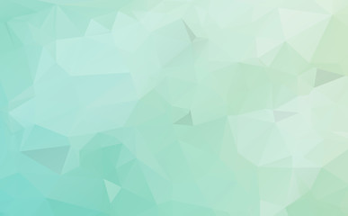 Light Blue, Green vector polygonal pattern. Colorful abstract illustration with gradient. The elegant pattern can be used as part of a brand book.