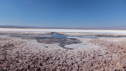deserto salato di Atacama sulle ande a San Pedro di Atacama Cile