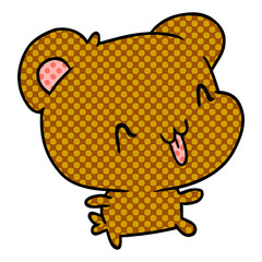 cartoon kawaii cute happy bear