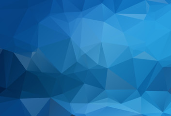 Blue White Light Polygonal Mosaic Background, Vector illustration, Business Design Templates