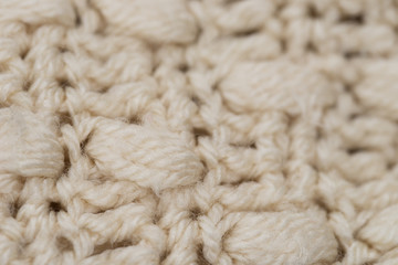 natural woolen knitwear macro