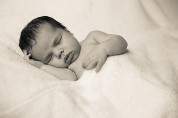 new born baby shooting, girl, 2 months old