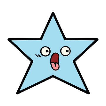 cute cartoon star fish