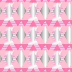 Geometric seamless pattern. Fabric modern texture vector eps10.