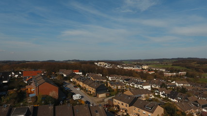 Fototapeta na wymiar Blick über Wohnsiedlung