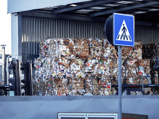 paper that will be recycled following the separate collection of waste