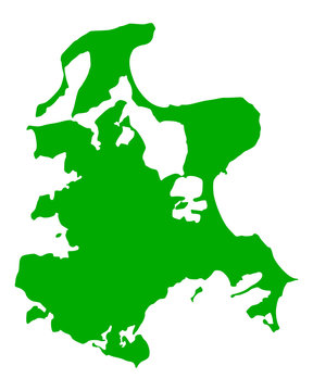 Karte von R&uuml;gen