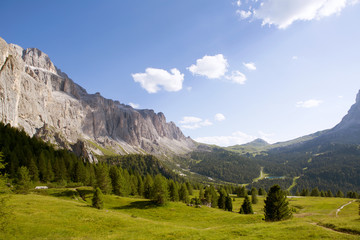 Dolomite mountain alpes landscape
