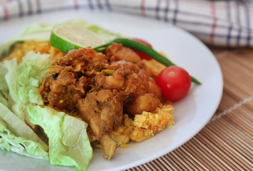 Khichuri made from rice and lentils
