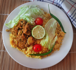 Khichuri made from rice and lentils