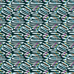 Obraz premium colored abstract seamless pattern in graffiti style. Quality illustration for your design