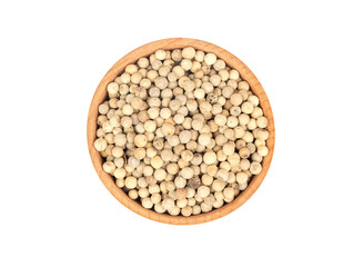 White pepper peas in bowl