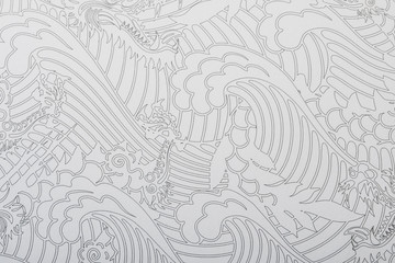 Arrière plan motif forme de vagues