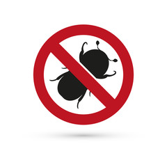 insect stop sign