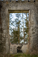 Antiguo sanatorio abandonado sin terminar de Oza dos R&iacute;os