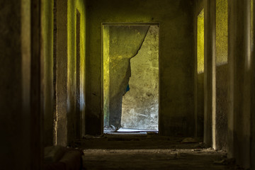 Antiguo sanatorio abandonado sin terminar de Oza dos Ríos