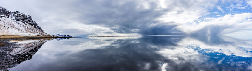 Panorama ocean reflection