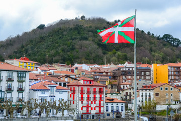 Landscape of the village of Mundaka, Basque Country. Spain	