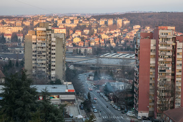 View from the terrace to the rakovica municipality