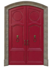 Classic entrance doors