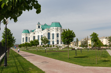 Astrakhan state theatre of opera and ballet and its park