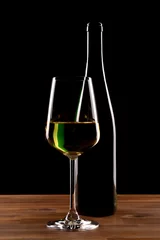 Fotobehang Goldener Wein von der Mosel © justsophotos