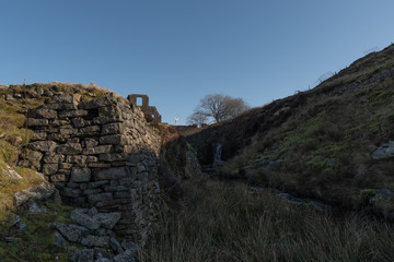 Cheesden brook and valley near Haywood, Greater Manchester.