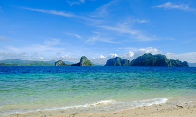 Seascape of Coron Island, Philippines