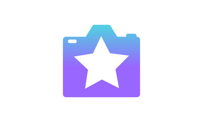 camera icon concept. modern gradient style