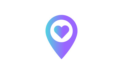 location icon concept. modern gradient style