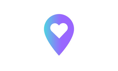 location icon concept. modern gradient style