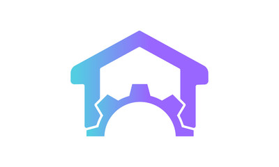 home icon concept. modern gradient style