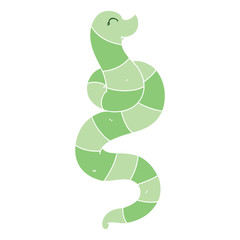 Fototapeta premium quirky hand drawn cartoon snake