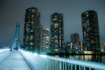 Fototapeta na wymiar 東京都心の夜景