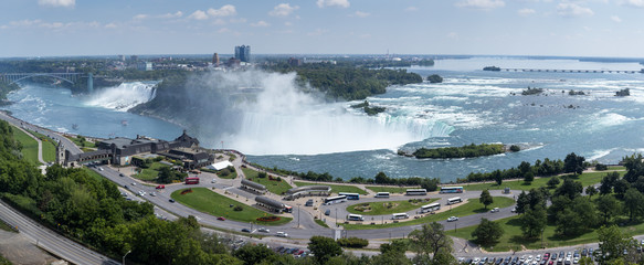 Panoramic of the Niagara Falls