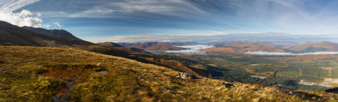 View From Atop The Nevis Range