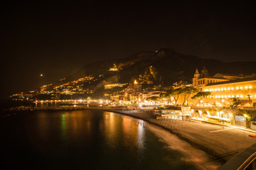 Amalfi at rhe night