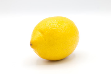 lemon on white background