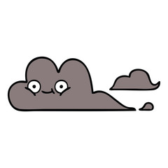 cute cartoon storm cloud
