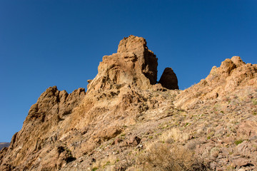 Fototapeta premium Spectacular lava forms in many shapes and sizes as a result of volcanic activity,