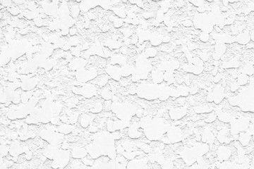 Grunge white painted rough textured wall